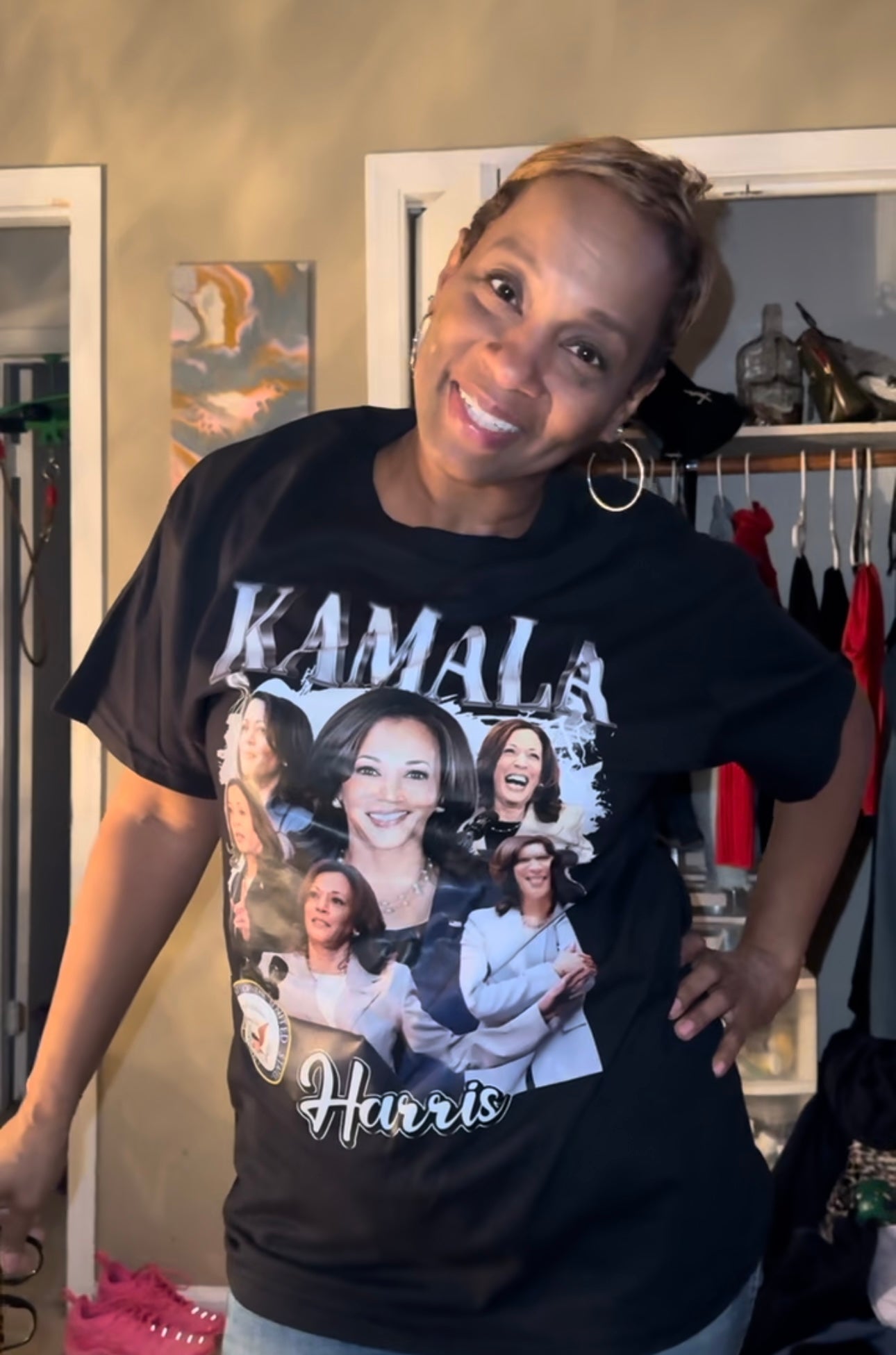 Kamala Harris “Trailblazer Collection” Collage T-Shirt